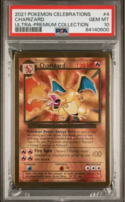2021 Pokemon Celebrations Ultra-Premium Collection Charizard 4 PSA 10 - Image 1