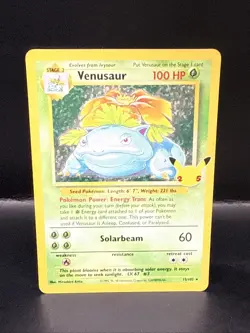 Pokemon Celebrations Venusaur 15/102 Classic Collection Holo Rare - Image 2