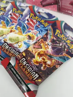 Lot Of 5 Pokemon TCG Obsidian Flames Sleeved Booster Packs - SEALED + BONUS - Image 3