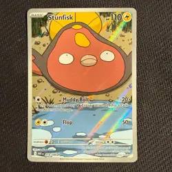 Stunfisk 118/086 NM Illustration Rare Sv: White Flare Pokemon TCG - Image 1