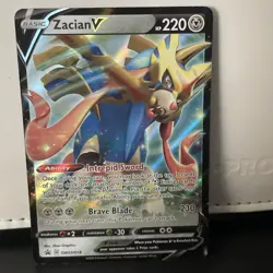 Pokemon TCG Zacian V SWSH Black Star Promo SWSH018 Holo Promo - Image 5
