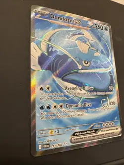 Dondozo EX 211/182 - Pokemon TCG SV Destined Rivals Ultra Rare Full Art Holo NM - Image 4