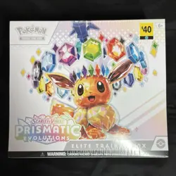 Pokemon Prismatic Evolutions ETB New Sealed Read Description For 15% Off - Image 1