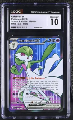 GARDEVOIR EX Scarlet & Violet Holo Ultra Rare #228 CGC 10 Gem Mint Pokemon - Image 1