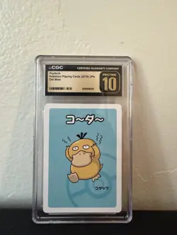 PRISTINE 10!!! 2019 Pokemon Japanese Psyduck - Old Maid Playing Card - Image 1
