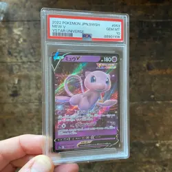 PSA 10 Mew V 053/172 S12a GEM MINT VSTAR Universe Japanese Pokemon Card - Image 1