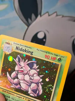 Pokemon Card TCG - Nidoking - Base Set 2 - 11/130 - Holo Rare - Swirl - Image 5