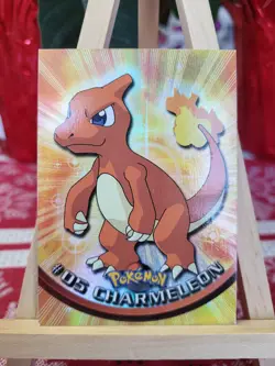 Topps Pokemon #05 Charmeleon HOLO/FOIL CARD - TV Animation, NM Edition, 1999 - Image 1