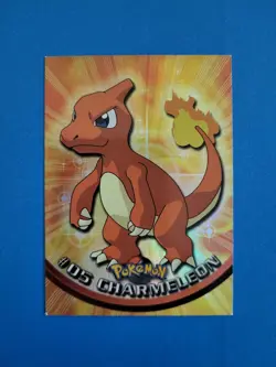 Topps Pokemon #05 Charmeleon HOLO/FOIL CARD - TV Animation, NM Edition, 1999 - Image 2