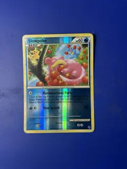 Pokemon Card Slowpoke 66/90 Undaunted Reverse Holo Condition MP - Image 1