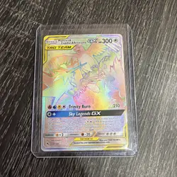 Pokemon TCG Moltres Zapdos Articuno GX Card 69/68 Secret Rainbow Hidden Fates - Image 1