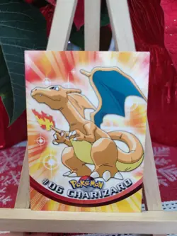 Topps Pokemon #06 Charizard - TV Animation Edition Card, 1999, NM - Image 1