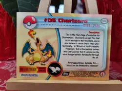 Topps Pokemon #06 Charizard - TV Animation Edition Card, 1999, NM - Image 2