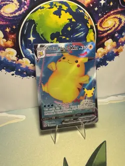 Pokemon Pikachu TCG Surfing VMAX Celebrations Holo Ultra Rare Card 009/025 - Image 2