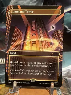 MTG | Command Tower (1989) [Secret Lair Spiderman] NF - Image 1