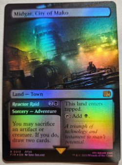Midgar, City of Mako - Final Fantasy - NM/M - Foil - R - 0313 - FFVII - Image 1