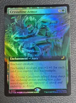 Crystalline Armor Foil (Extended Art) Avatar The Last Airbender Eternal-Legal - Image 1