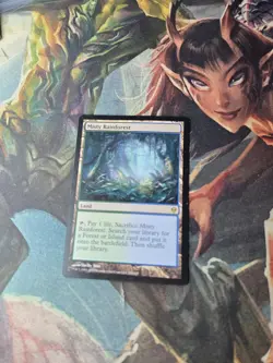 Mtg Misty Rainforest Zendikar Fetch Land - Image 1