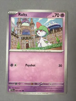 Pokemon TCG * SV Paldean Fates * 27/91 Ralts Common * FRESH PK - Image 1