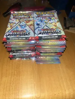 Pokemon Prismatic Evolution Booster Pack Lot Of 36 Factory Sealed Unweighed - Image 1