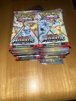 Pokemon Prismatic Evolution Booster Pack Lot Of 36 Factory Sealed Unweighed - Image 2