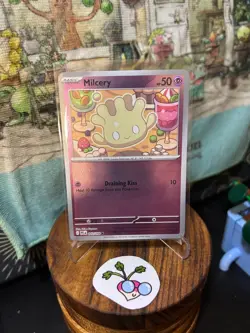 Pokemon TCG - Milcery (Reverse Holo) - Phantasmal Flames - 43/94 - Common - Image 1