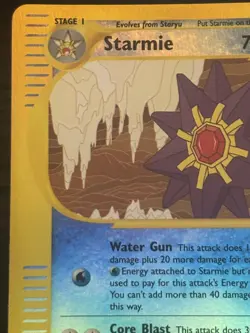 2003 Pokemon TCG Starmie 44/144 Skyridge Reverse Holo NM - Image 2
