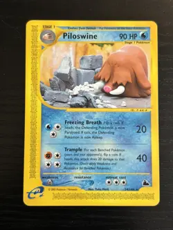 2003 Pokemon TCG Piloswine E-Series Skyridge 24/144 Rare Non Holo NM - Image 1