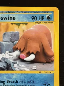 2003 Pokemon TCG Piloswine E-Series Skyridge 24/144 Rare Non Holo NM - Image 3