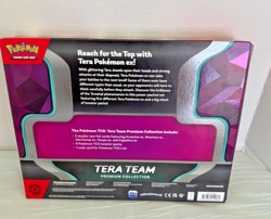 NEW Pokemon Tera Team EX Premium Collection 5 Foils 9 TCG Booster Packs NIB - Image 2