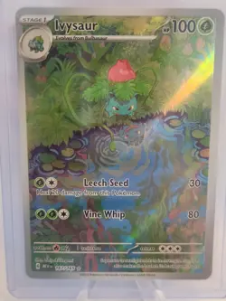 2023 POKEMON MEW EN-151 167 IVYSAUR ILLUSTRATION RARE - Image 1