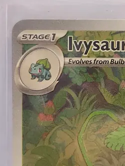 2023 POKEMON MEW EN-151 167 IVYSAUR ILLUSTRATION RARE - Image 2