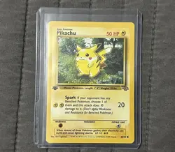 1999 Pokemon Jungle 1st. Edition Pikachu #60 60/64 EXCELLENT Condition - Image 1