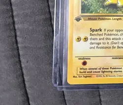 1999 Pokemon Jungle 1st. Edition Pikachu #60 60/64 EXCELLENT Condition - Image 4