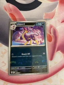 Liepard Master Ball Pattern 056/086 English White Flare 56/86 Pokemon Masterball - Image 2