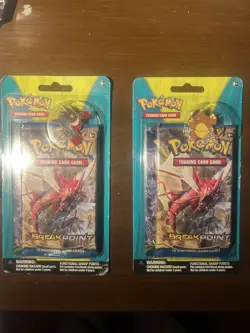 Pokemon XY Breakpoint 2 booster pack blister w/ pin - Kangaskhan and Mega Gengar - Image 1