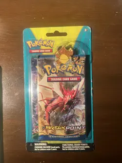 Pokemon XY Breakpoint 2 booster pack blister w/ pin - Kangaskhan and Mega Gengar - Image 3
