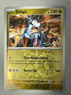 Pokemon TCG * SV Surging Sparks * 135/191 Dialga Rare * REVERSE HOLO * FRESH PK - Image 1