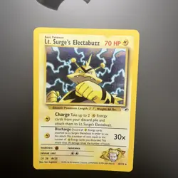 Pokemon TCG Lt. Surge's Electabuzz Holo 6/132 NM/LP+ - Image 1