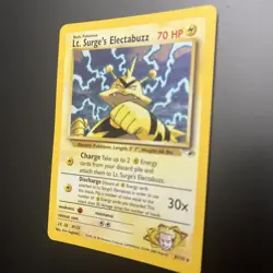 Pokemon TCG Lt. Surge's Electabuzz Holo 6/132 NM/LP+ - Image 2