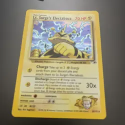 Pokemon TCG Lt. Surge's Electabuzz Holo 6/132 NM/LP+ - Image 3