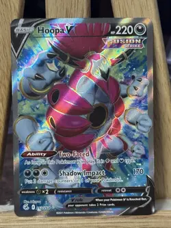Hoopa V Full Art 253/264 Pokemon SWSH08 Fusion Strike Ultra Rare NEAR MINT NM - Image 1