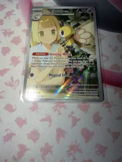 Journey Together Lillie's Ribombee 164/159 Holo Illustration Rare Pokemon TCG - Image 1