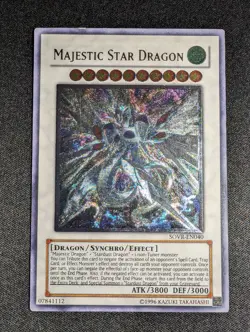 Yugioh - Majestic Star Dragon SOVR-EN040 Unlimited Ultimate Rare LP - Image 1