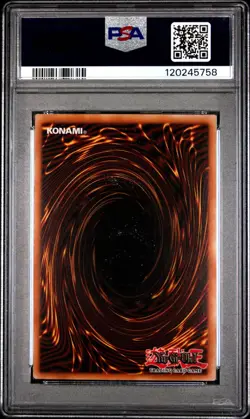 Yugioh Slifer The Sky Dragon RA04-EN117 Platinum Secret Rare PSA 8 - Image 2