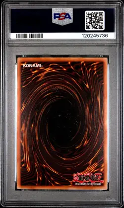 Yugioh! Dark Magician Arkana Art RA04-EN106 Platinum Secret Rare PSA 10 Pop 12 - Image 2