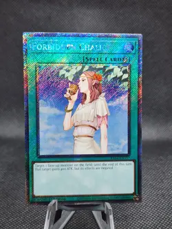 Yugioh! Forbidden Chalice - RA04-EN137 - Platinum Secret Rare - Image 1