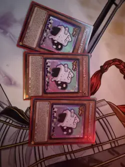 3x Yugioh Marshmao Yummy DOOD-EN024 1st Edition Secret Rare Near Mint Playset - Image 1