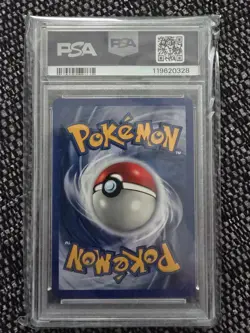 Shadowless Hitmonchan 7/102 Base Set Holo Rare Pokemon Card PSA 7 - Image 2