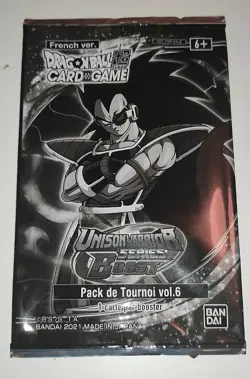 Booster / Pack de Tournoi Vol.6 DRAGON BALL SUPER CARD GAME FR scelle neuf - Image 1